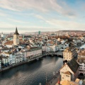 Luftbild von Zürich